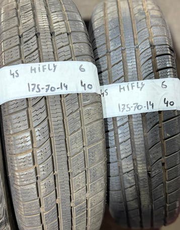 2x175-70-14 Hifly All-Season 2x6m €40 Per Band 175 70 14, Ophalen, 14 inch, Gebruikt, 175 mm
