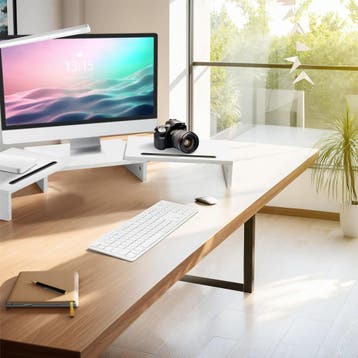 Monitorstandaard Bozen, 3-delig, incl. smartphonehouders, Verzenden, Nieuw in verpakking