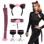Set Pink Leopard Dames, Ophalen of Verzenden, Nieuw