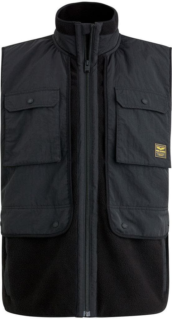 PME Legend Fleece Bodywarmer Zwart maat 3XL Heren, Kleding | Heren, Jassen | Winter, Zwart, Nieuw, Overige maten, Verzenden