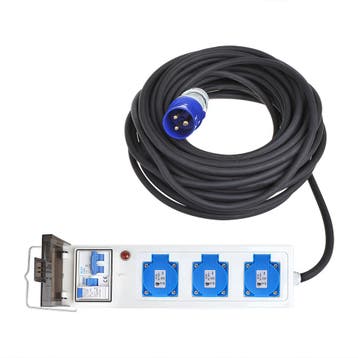 Tent-/vouwwagen unit 10M met MCCB en RCD, Verzenden, Nieuw