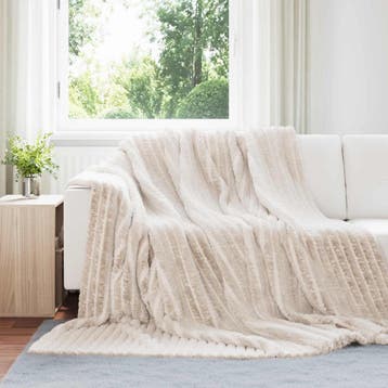 vidaXL Kleden 6 pcs Beige 270 x 240 cm Fleece, Verzenden, Nieuw, Beige