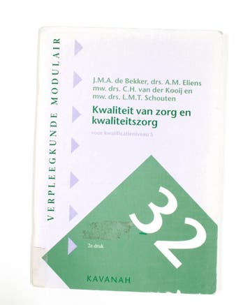 Kwaliteit van zorg en kwaliteitszorg / Verpleegkunde, Boeken, Schoolboeken, Verzenden, Gelezen