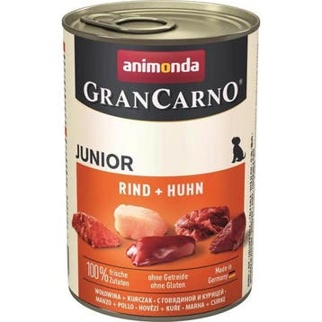 Animonda GranCarno Original Junior - Kip met Rund - 6 x 4..., Verzenden, Nieuw
