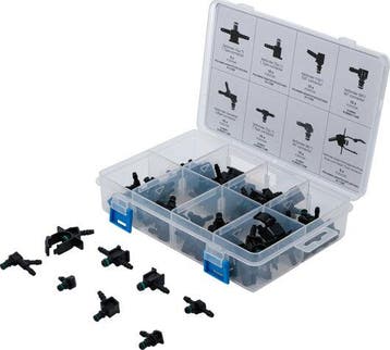 Assortiment diesel-retourleidingsconnectoren 85-dlg, Auto diversen, Autogereedschap, Verzenden, Nieuw