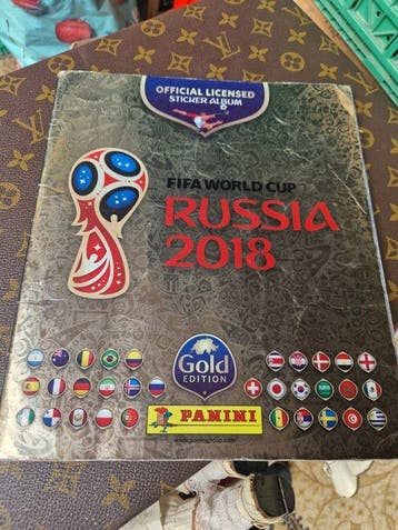 2018 Panini World Cup Stickers Gold Edition - 1 Compleet, Nieuw