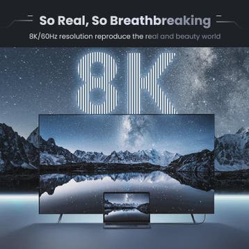 UGREEN 8K HDMI 2.1 Kabel - 48Gbps, eARC, Dolby Vision, 8K@60, Verzenden, Nieuw