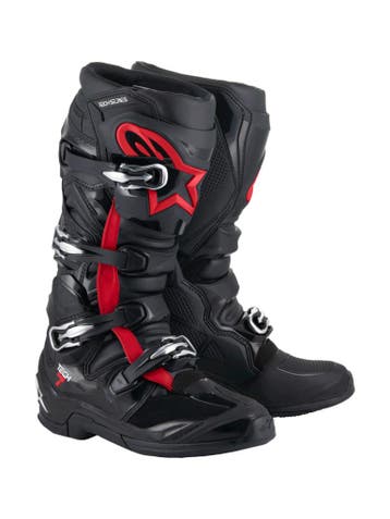 Alpinestars Tech 7 Crosslaarzen Zwart / Fluor Rood maat 12 =, Ophalen of Verzenden, Nieuw