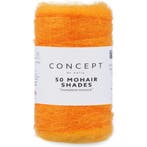 Katia Concept 50 Mohair Shades - 47 licht oranje - Mohair, Hobby en Vrije tijd, Breien en Haken, Ophalen of Verzenden, Nieuw