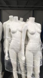 Gebruikte etalagepoppen glossy white hans boodt