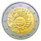 Slowakije 2 Euro 10 Jaar Euro 2012, Postzegels en Munten, Munten | Europa | Euromunten, Verzenden