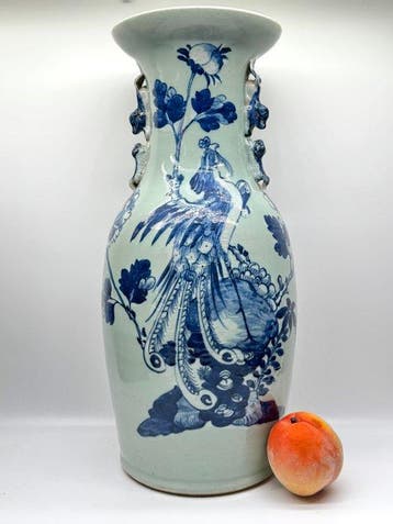 Vaas - Porselein - China - Qing Dynastie (1644-1911), Antiek en Kunst