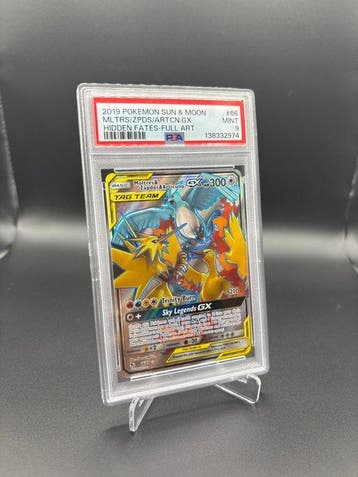 Pokémon - 1 Graded card - Moltres & Zapdos & Articuno-GX #66, Nieuw