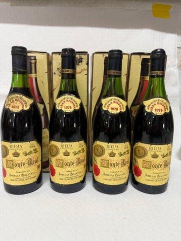 1978 Bodegas Riojanas, Monte Real - Rioja Gran Reserva - 4, Nieuw