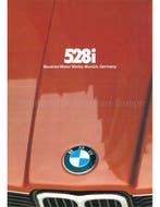 1981 BMW 5 SERIE BROCHURE ENGELS (USA), Nieuw, BMW, Author