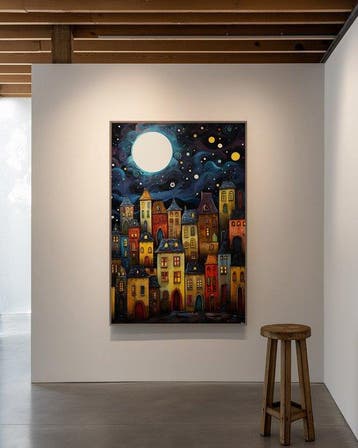 Felix van Horst - Starry Nights (XXL), Antiek en Kunst