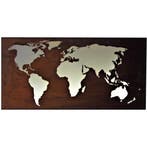 Wereldkaart in roest - ontwerp voor thuis en op kantoor |, Huis en Inrichting, Woonaccessoires | Overige, Verzenden, Nieuw