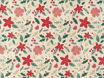 Kerst cadeaupapier op rol Kerststerren Rood 50 cm –, Ophalen of Verzenden, Nieuw, Overige typen