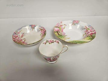 porseleinen servies Royal Albert Blossom Time, Nieuw