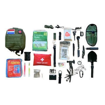 alles-in-1-pakket noodpakket voor onderweg survival hiking, Ophalen of Verzenden, Nieuw, Rugzak