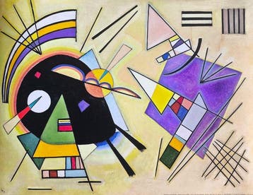 Wassily Kandinsky (1866-1944) (after) - Black and Violet,