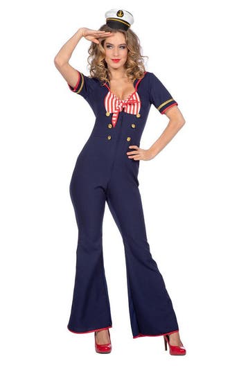 Catsuit Matroos Luxe Dames, Ophalen of Verzenden, Nieuw