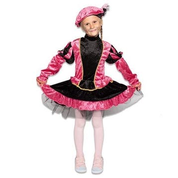 Pietenjurkje kind Roze/Zwart met petticoat, Ophalen of Verzenden, Nieuw