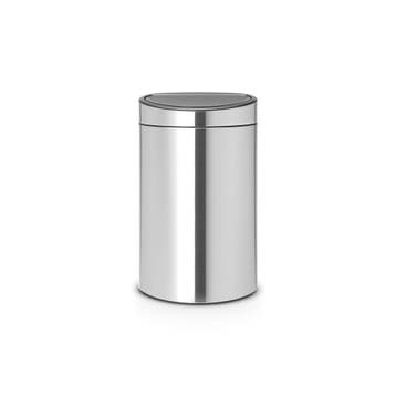 Brabantia Touch Bin New Recycle 23/10 ltr - Mat RVS FPP, Verzenden, Nieuw