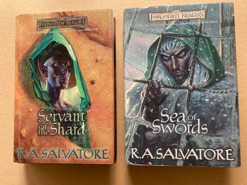 Fantasy - R.A. Salvatore - Paths of Darkness deel 3 en 4, Ophalen of Verzenden, Zo goed als nieuw