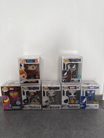 Funko - Funko Pop - Marvel Venom – Lot de 7 – Chase, Freddy