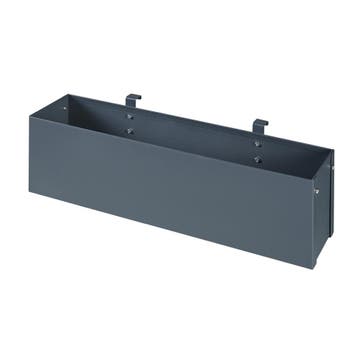 [en.casa] Plantenbak Achtkarspelen 50x12x15 cm antraciet, Tuin en Terras, Verzenden