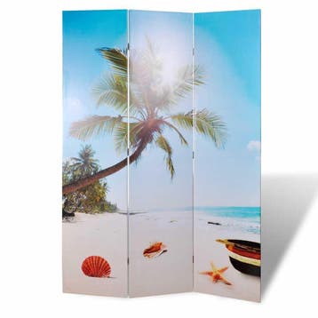 vidaXL Kamerscherm inklapbaar strand 120x170 cm, Verzenden, Nieuw
