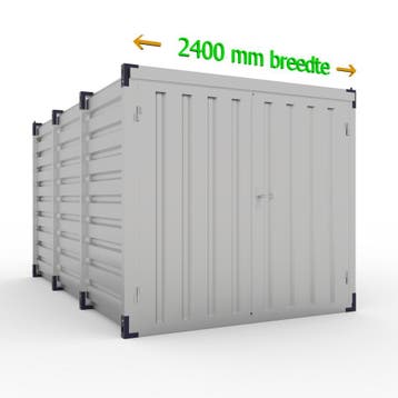 Extra breed! 240CM brede materiaalcontainer in div lengtes!