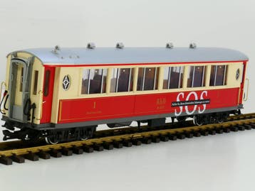 LGB 30653 RhB-SOS-Salonwagen, As 1143, Limited Edition, I..., Gebruikt, Overige typen, Ophalen of Verzenden, LGB