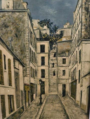 Escuela Impresionista Europea (XX) - Calles del Pueblo