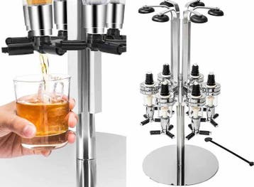 Nonna drankdispenser 6 flessen - Bar butler - Drank & Shot, Verzenden, Nieuw