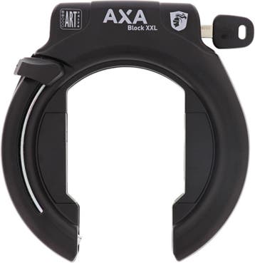 Ringslot AXA Block XXL ART** zwart, Fietsen en Brommers, Fietsaccessoires | Fietssloten, Verzenden, Nieuw