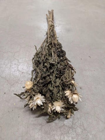 Helichrysum droogbloemen Wit 20 bundels Restant, Huis en Inrichting, Ophalen of Verzenden, Nieuw