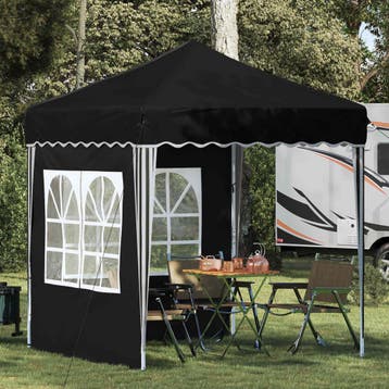 vidaXL Pop-up partytent 195 x 195 x 245 cm Antracietkleurig, Verzenden, Nieuw, Partytent