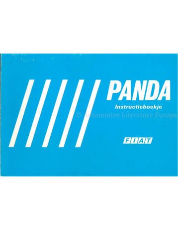 1987 FIAT PANDA INSTRUCTIEBOEKJE NEDERLANDS, Auto diversen, Handleidingen en Instructieboekjes