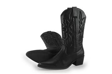 Manfield Cowboy laarzen in maat 41 Zwart, Kleding | Dames, Verzenden, Zwart, Zo goed als nieuw, Manfield