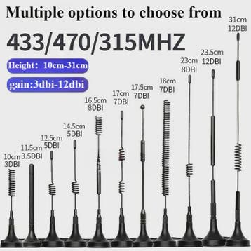 Krachtige Omnidirectionele SMA Antenne 433MHz/470MHz/315MHz, Verzenden, Nieuw