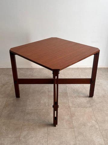 Ico Parisi - Tafel - Hout, Messing