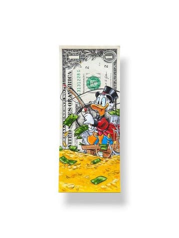 Alan Stefanov (1999) - Fishing for Fortune 1 dollar bill -