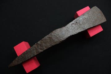 Middeleeuws (Gothic) - IJzer Gevechtskruisgeslepen Bijl -