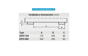 Kantelbak Kiepbak Zelfkieper Kiepcontainer EXPO150 750 kg