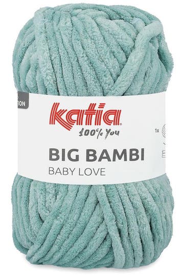 Katia Big Bambi - 104 zeegroen - XXL Chenille Garen, Ophalen of Verzenden, Nieuw