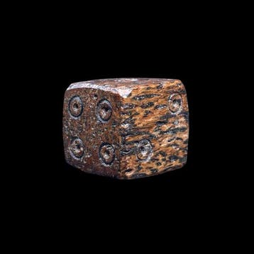 Oud-Romeins, Keizerrijk Been dobbelsteen - Ancient Roman