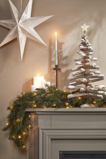 2dekans | Triumph Tree Forest Frosted Guirlande met LED, Diversen, Kerst, Ophalen of Verzenden, Zo goed als nieuw