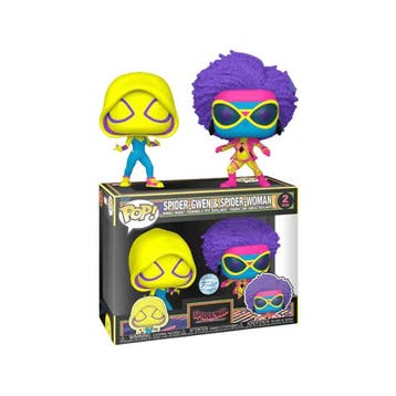 Funko Pop  SpiderMan    SpiderGwen &amp; SpiderWoman Blacklight, Verzamelen, Poppetjes en Figuurtjes, Verzenden, Nieuw